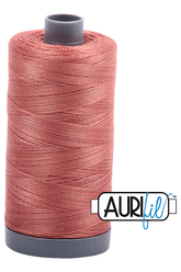 Aurifil Mako 28wt Cotton 750 m 820 yd. spool - 6728 Cinnabar